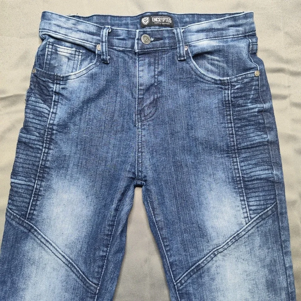 ENCRYPTED SUPPLY COMPANY Girls Size 14 The Collection Stretch‎ Denim Jeans